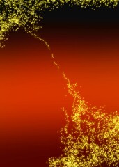 abstract autumn background with bling bling dot look like star