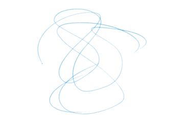 Light Blue Pencil Underline - Hand drawn horizontal chalk, marker or pencil lines. Design element for emphasis, text lines and decorations. Set on a transparent background.