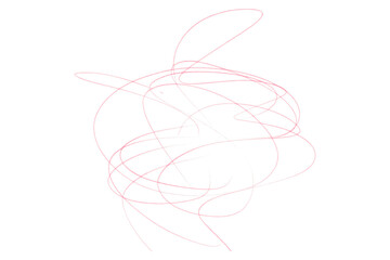 Pink Pencil Underline - Hand drawn horizontal chalk, marker or pencil lines. Design element for...