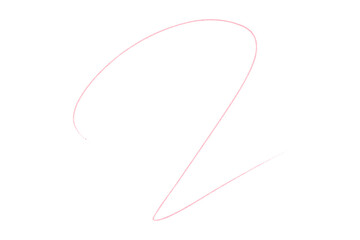 Pink Pencil Underline - Hand drawn horizontal chalk, marker or pencil lines. Design element for...