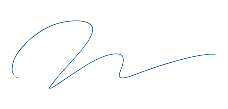 Blue Pencil Underline - Hand drawn horizontal chalk, marker or pencil lines. Design element for emphasis, text lines and decoration. Set on transparent background.