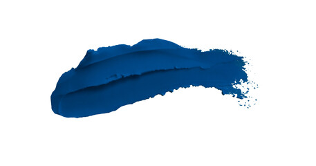 Blue clay texture on transparent background.