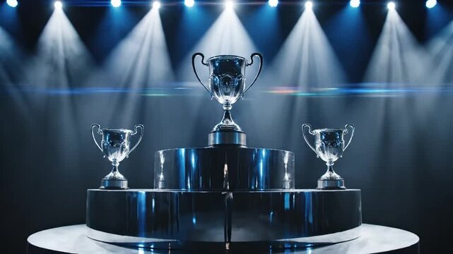 Trophy Celebration - A Symbol of Victory and Achievement in Sports.