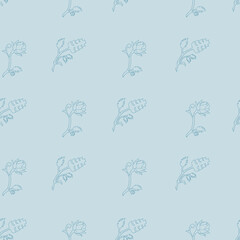 Accent Wall Design Artichokes and acorns botanical character and charm.
