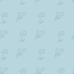 Accent Wall Design Artichokes and acorns botanical character and charm.
