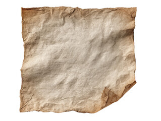 Obraz premium Yellow square paper sheet mockup isolated on transparent background