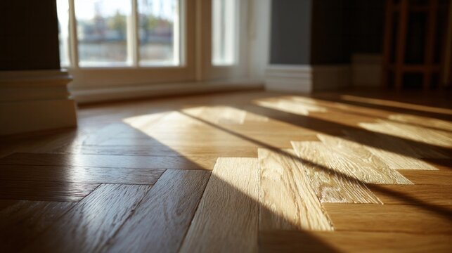 Sunlight dances across herringbone hardwood, whispering tales of Hygge warmth and the autumnal Equinox's serene embrace