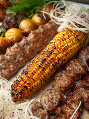 Assorted meat barbecue