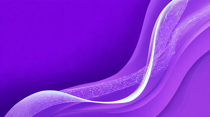 Abstract Purple Wave Background 