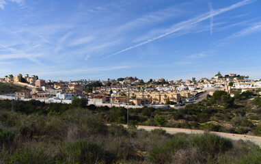 Obraz premium Modern town in a coastal Mediterranean region in Spain