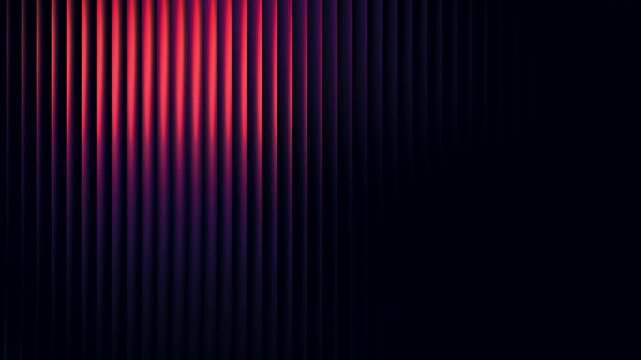 Radiant glass texture with glowing salmon, purple, and pink tones. Fluid energy and delicate color flow in a luminous display. Vertical waves create surface in this abstract Wallpaper 4k