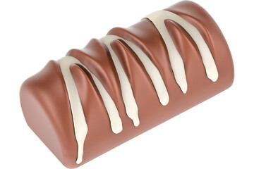 Chocolate candy, transparent background