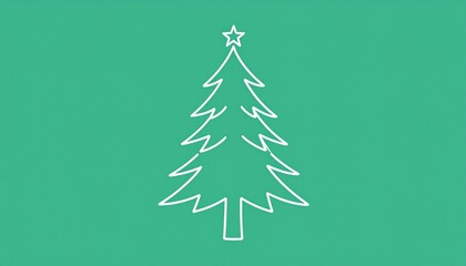 green christmas tree