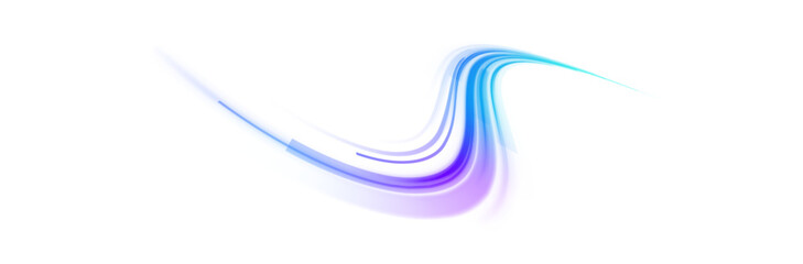 Radiant blue curved line with glowing streak effect. Adds magic and motion to futuristic designs and game interfaces. Perfect PNG for abstract, energetic visuals.
