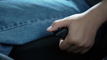 handbrake helps your car to stop while parked without having to keep your foot on the brake pedal.