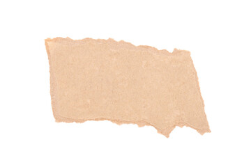 Ripped Torn Paper Piece Isolated Recycled Texture On Transparent Background