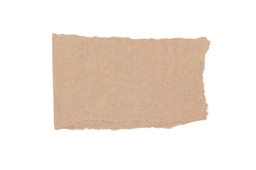 Ripped Torn Paper Piece Isolated Recycled Texture On Transparent Background