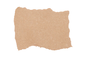 Ripped Torn Paper Piece Isolated Recycled Texture On Transparent Background