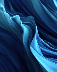Abstract Blue Fabric Texture Design