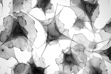 Detailed Microscopic View Of Brain Neurons