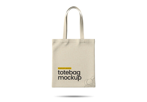 Floating Tote Bag Mockup