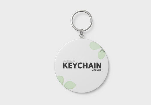 Keychain Mockup Template