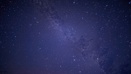 Obraz premium 3D illustration of a cosmic night sky with stars and galaxies