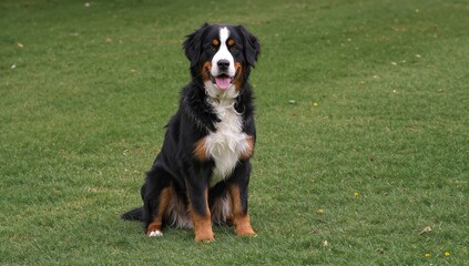 Bernese Mountain Dog and Entlebucher Sennenhund together, showcasing companionship and focus