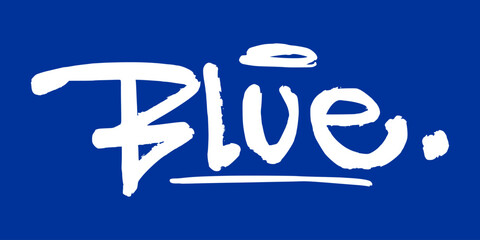 Graffiti tag vector in cool blue, great for street art, logo design, or modern urban typography projects. Bold and clean handstyle with fresh vibe.