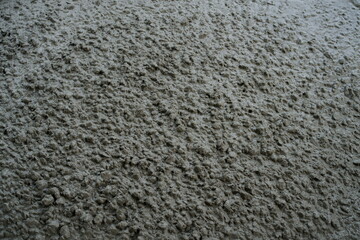High-Resolution Texture of Freshly Poured Wet Concrete Surface Close-Up: Ideal for Backgrounds, Construction, and Architectural Design Concepts