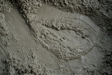 High-Resolution Texture of Freshly Poured Wet Concrete Surface Close-Up: Ideal for Backgrounds,...