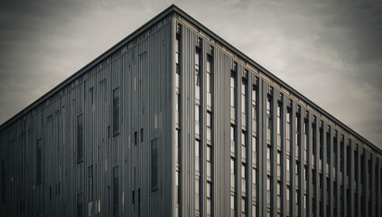 Fototapeta premium Detail of a contemporary apartment building, urban density