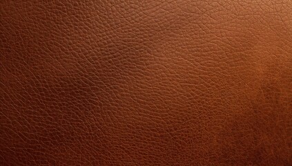Fototapeta premium Authentic brown leather surface pattern. Retro organic animal hide background. Reverse side of leather material.