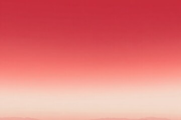 Intense reddish pink gradient transitions smoothly from deep tone to pale shade near the horizon