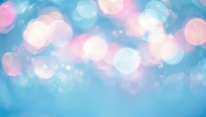 Vibrant abstract background featuring pastel bokeh lights, ideal for UI design