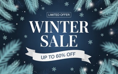 Cold Season Sale Background