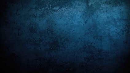 Obraz premium Dark blue cement wall texture with abstract pattern and black gradient backdrop