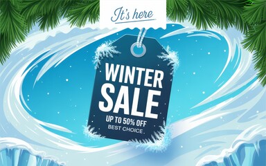 Cool Season Sale Background