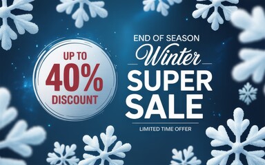 Winter Big Sale Poster