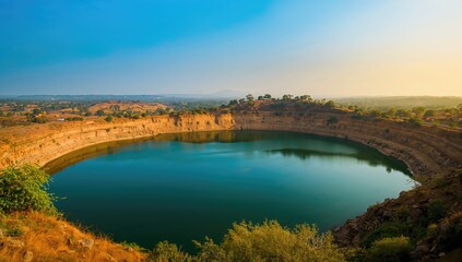 Crater formation in Buldhana district, Maharashtra, erosion risk