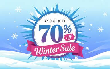 Winter Offer Background