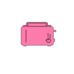 Pink Toaster Appliance
