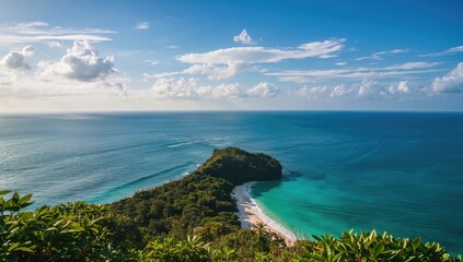 Obraz premium Sight from the Lighthouse on Lengkuas Island
