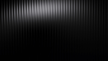 Obraz premium Silver glass gradient grainy effect a minimalist texture glossy metal ribs, Abstract Vertical Lines Background Ribbed Texture and Gradient Light 4k motion. The elegant interplay of light and shadow
