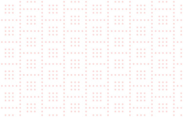 ベビーピンクのドットレシート背景イラスト