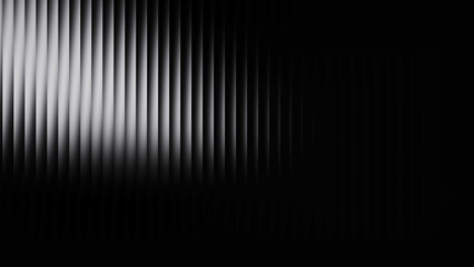 Silver glass gradient grainy effect a minimalist texture glossy metal ribs, Abstract Vertical Lines Background  Ribbed Texture and Gradient Light 4k motion. The elegant interplay of light and shadow