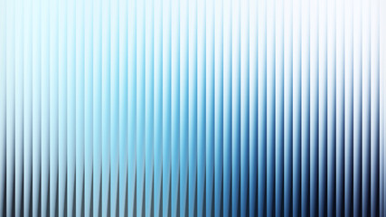 Obraz premium Light Blue Frosted Glass Vertical Ribbed Background