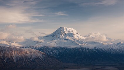 A General View of the Prominent Mountain in the Altai Range