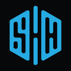 SAH letter logo with hexagon concept is suitable for your company