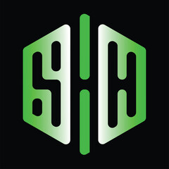 SAH letter logo with hexagon concept is suitable for your company